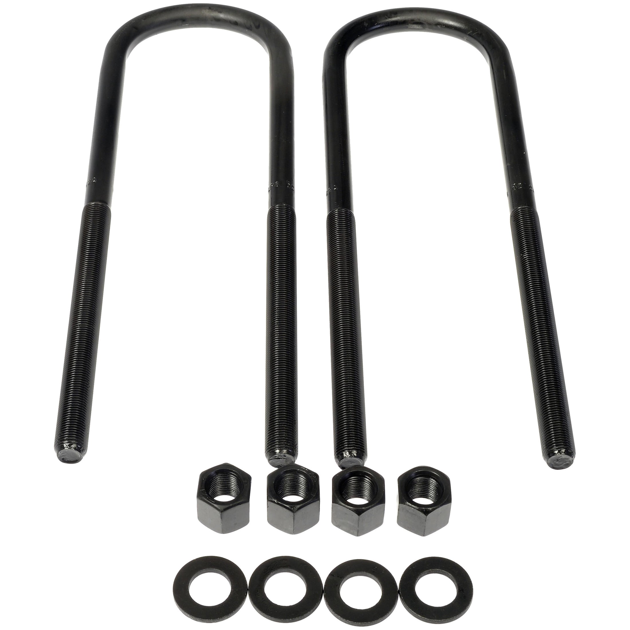 Dorman 929-808 Rear Leaf Spring Axle U-Bolt Kit for Specific Ford Models, Semi-Gloss Black