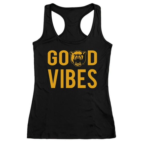 Tstars Womens Baylor University Apparel Good Vibes Bears Official Racerback Birthday Tank Top