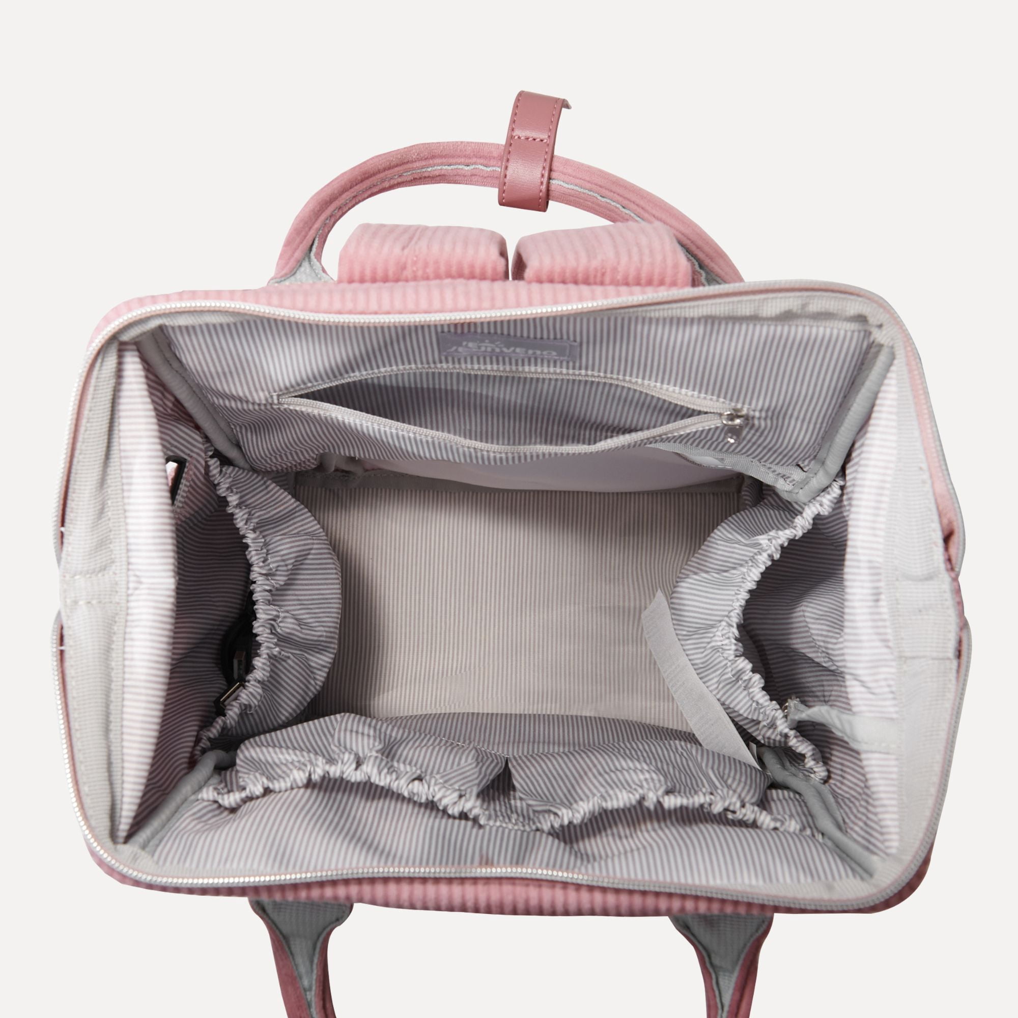 Sunveno Large Capacity Backpack Diaper Bags, Pink, 1 Count