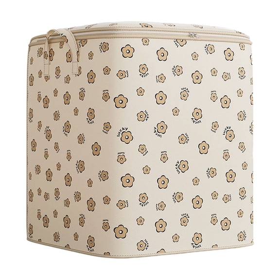 Tunhigl 150L Heavy Duty Storage Bag - Extra Large with Reinforced Handles, Thickened Double Zipper for Moving, Travel & College Dorm, Space-Saving Design Beige