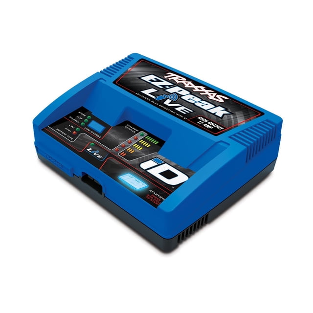 Cargador Traxxas 2971 EZ-Peak Live de 12 A NiMH/Lipo con ID Tech