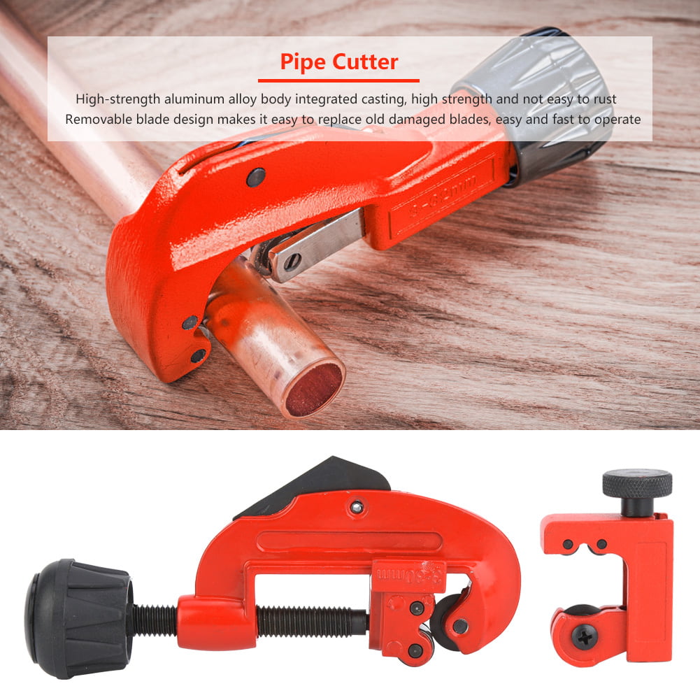 Plumbers Copper Aluminum Pipe Cutter Adjustable Quick Release Tubing Slice Tools 