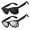 Black Frame|Gray Lens&Black Frame|Silver Lens, variant on Classic Retro Polarized Black Sunglasses for Men Women Fishing Driving Hiking