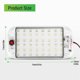thumbnail image 2 of uds 12V luces interiores lámpara luces de coche 48 con interruptor de encendido/apagado para furgoneta Camping barco, 2 of 5