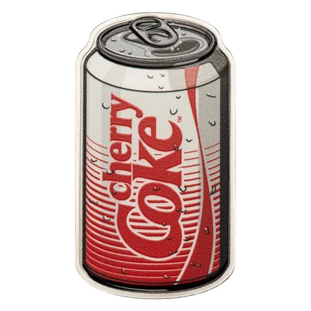 Coca-Cola® 1 oz Silver Cherry Coke Coin w/ Box & COA