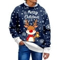 thumbnail image 4 of Men's Christmas Sweaters - Funny Christmas Sweaters for Men - Fun Holiday Pullovers,Blue,2XL, 4 of 7