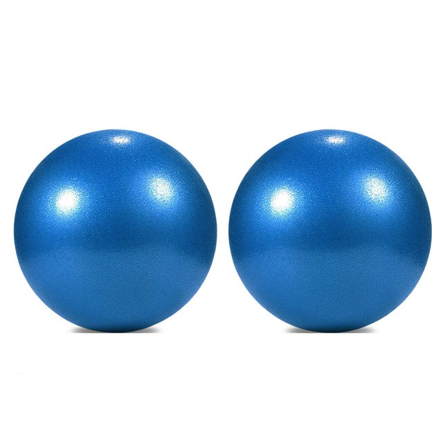 2 pelotas de pilates Scrub azul + 1 bomba de pie. Ormromra ZFFLD268