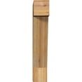 thumbnail image 2 of Ekena Millwork 4"W x 14"D x 22"H Traditional Block Rough Sawn Bracket, Western Red Cedar, 2 of 4