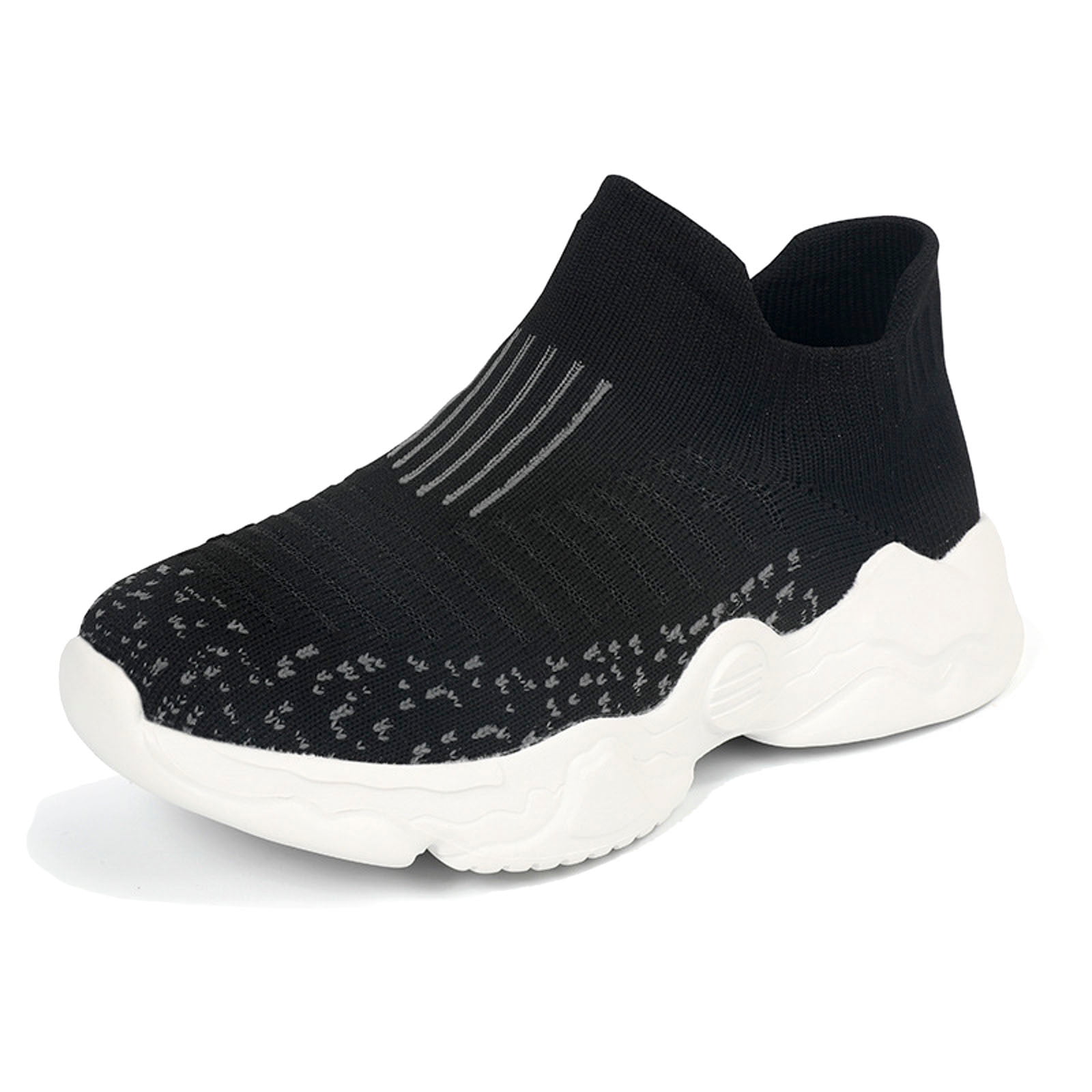 Shoes Price Calza Shoes Black Mesh Slip On Trainers Krdevn Boys Girls Slip  On Sneakers Breathable Mesh Walking Shoes
