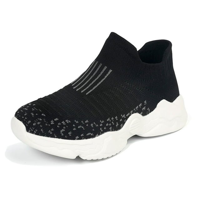 PMVFHDE Stylish Lightweight Girls Sneakers for Sports Activities Such as Running Playing and More - Breathable Mesh Upper with Non- Thick Bottom Easy Lace-Up Design