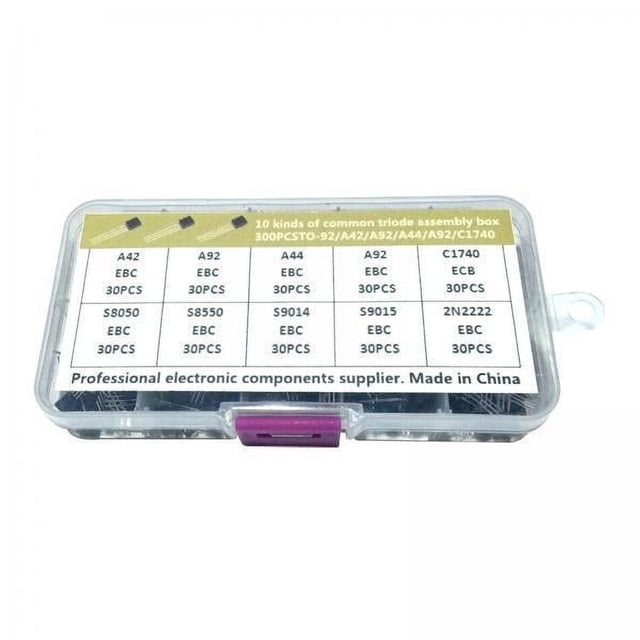 Kit Surtido De Transistores 2x300x Semiconductor To-92 Triodo 2N2222 A42 A44
