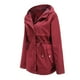 thumbnail image 4 of Abrigos de Invierno Para Mujer Chaqueta de Lluvia Sólida Chaquetas Al Aire Libre Impermeable Con Capucha Impermeable A Prueba de Viento Odeerbi  ODB173206, 4 of 9
