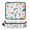 Playful Sea Animals Pattern, variant on Hair Tool Organizer Bag with Heat Resistant Mat Removable Travel Storage Case for Hot Air Brushes Curling Irons Pastel Peach Flamingos
