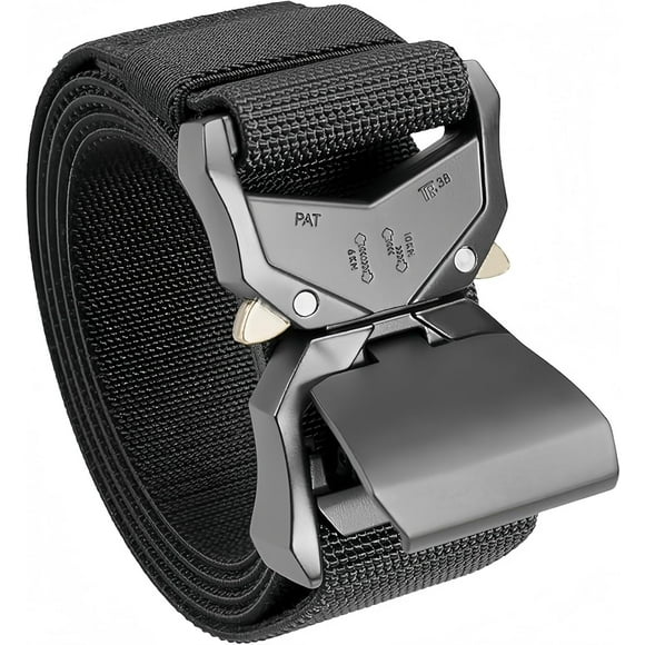 Tactical Belts Men,Heavy Duty Quick Release Buckle,1.5" inch Nylon Web Belts men,Freely Adjustable Military Belt
