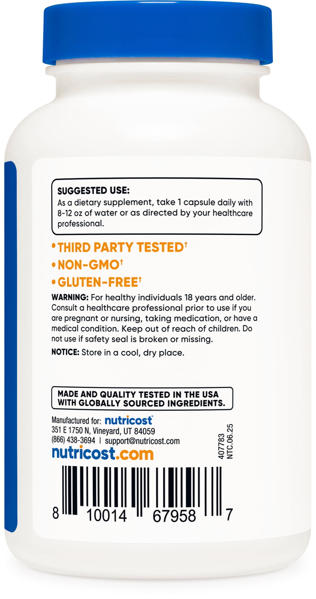 Nutricost Yohimbine HCl 5mg, 240 Capsules Extra Strength - Gluten Free & Non-GMO Supplement