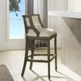 thumbnail image 2 of Jennifer Taylor Home Paris 30.5" Farmhouse Bar Stool with Backrest Light Beige, 2 of 15