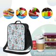 thumbnail image 4 of Balery Winter Gnome And Snowman Caja de Almuerzo y Bolsa de Almuerzo para Hombres y Mujeres, Bolsa de Almuerzo Reutilizable con Gran Capacidad, Bolsa de Almuerzo Aislada, 4 of 7