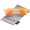 Frost / Orange Mirror, variant on zerouv - matte frosted frame reflective colored mirror lens horn rimmed sunglasses 54mm - 54mm
