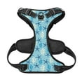 thumbnail image 2 of No Pull Dog Harness For Dogs Easy Walk Dog Vest Adjustable Collars Harnesses & Leashes Set Breathable Oxford Outdoor Walking Safety Reflective Strip Coral Reef Starfish Blue, 2 of 9