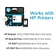thumbnail image 2 of Cartucho de tinta HP 67 negro | Rendimiento de 120 páginas | DeskJet 1255, 2 of 8