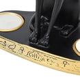 thumbnail image 4 of Rupoun Egyptian Cat Candle Holder Decorative Resin Tealight Candlestick for Living Room Office Black, 9.06 in / 23 cm, 4 of 9