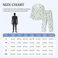 thumbnail image 4 of Naloa Different Breeds of Dogs Men’s Pajamas Set - Long Sleeve Button Down Sleep Shirt and Pajama Bottoms Sleepwear Set-, 4 of 7