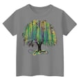 thumbnail image 3 of CCRFTGI Mardi Gras Shirt for Child Girls Size 7 Funny 0 Shirts Trendy Beads T-Shirt Holiday Crew Neck Gift T-Shirt Gray 3-4 Years, 3 of 3