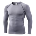 thumbnail image 4 of 2pcs Playera De Licra Deportiva Para Hombre Compresión Gym, 4 of 8