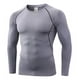 thumbnail image 4 of 2pcs Playera De Licra Deportiva Para Hombre Compresión Gym, 4 of 8