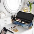 thumbnail image 5 of Hair Tools Storage with Heat Resistant Mat- Batik Fabric Printed Curling Iron Travel Bag/Flat Iron Case for Women, 5 of 8
