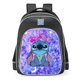 thumbnail image 1 of Mochila de punto Kawaii de Disney, Mochila con capacidad para cremallera, Mochila escolar para estudiantes, Mochila con estampado de Halloween, Bolsa de viaje para niños, regalo hola suerte unisex, 1 of 2