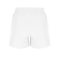 thumbnail image 7 of Mwjwdo Girls Athletic Workout Gym Shorts with Zip Pockets High Waisted Running Shorts Summer Sports Clothes for Kids 3-13 Years White 150, 7 of 7