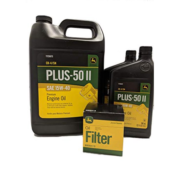 John Deere Original Equipment Oil Change Kit Filter and Oil (1