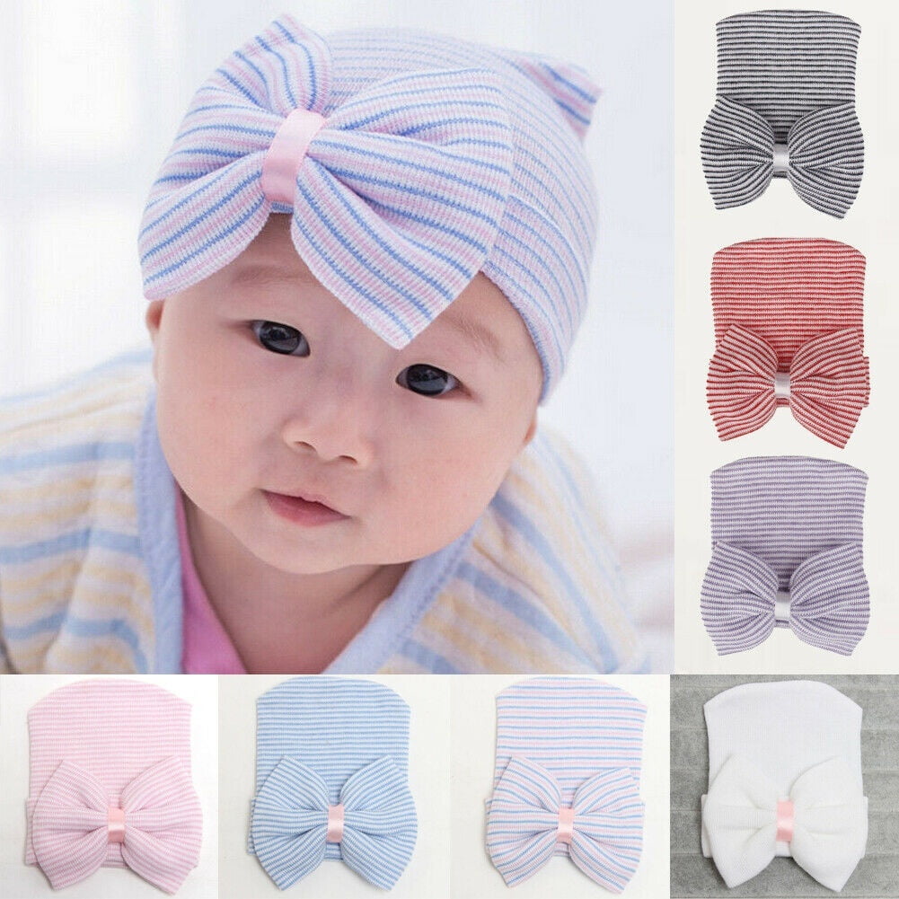 bow cap for baby girl