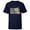 Navy, variant on The Mandalorian Grogu Protect Attack Snack Chowder - Short Sleeve T-Shirt for Kids - Customized-Navy
