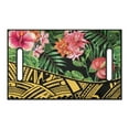 thumbnail image 2 of Xoenoiee Tropical Floral Leaves Polynesian Pattern Golf Cart Seat Covers, Universal Golf Cart Accessories Seat Towel/Blanket for Club Car EZGO and Yamaha, Easy Install and Clean, 2 of 5