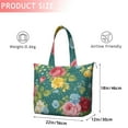 thumbnail image 4 of Pioneer Flower Floral Print Pattern Travel Tote Bags for Women Carry On,Large Weekender Bags for Women Travel,Multi Functional Duffle Bag for Work,Shopping,Sports, 4 of 5