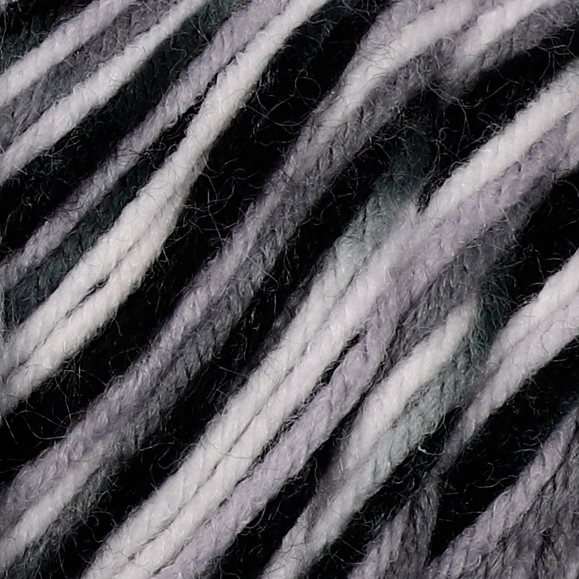 (2 pack) Mainstays Medium Acrylic Black Blend Yarn, 5 Oz 285 Yards