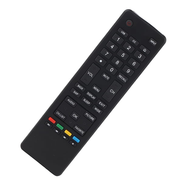 Reemplazo de control remoto de TV, Material ABS, Hasta 10 M de Distancia Remota, Negro, 17,5x5x2 cm, Para Modelos de TV HTR-A18M 55D3550 40D3500M 48D3500