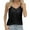 Black, variant on Frostluinai Vest Tops for Women Sequined Spaghetti Strap Camisoles V Neck Sleeveless Tank Tops Sparkly Holiday Party Vests Solid Color Camis