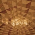 thumbnail image 1 of Ahgly Tapis de Zone Carré Transitionnel Néon Orange Lavable en Machine, 4 Pieds Carré, 1 of 7