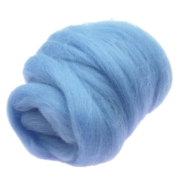 Accesorio para manualidades perfecl Roving de lana Azul claro