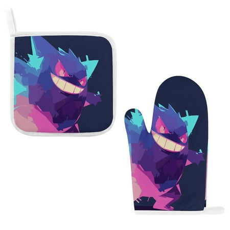 

Gen-gar Oven Mitts And Pot Holders Sets of 2 Non-Slip Oven Mitts Kitchen Gift for Women Bake Lover Gift Housewarming Gifts