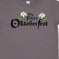 thumbnail image 4 of Inktastic My First Oktoberfest with Edelweiss Flowers Boys or Girls Toddler T-Shirt, 4 of 5