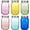 Click to select colored 32 oz, variant on Mini Colored Mason Jars 5 oz with Metal Lids - Glass jar for Jam, Honey, Candle, Canning, Wedding Favors, Shower Favors, Food Storage, Jelly, DIY Spice Jars, 24 Pack…