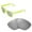 Titanium Mirror Coated - Polarized, variant on Walleva Emerald Polarized Replacement Lenses for Oakley Frogskins Sunglasses