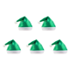 thumbnail image 2 of 5 Uds. Sombreros Fiesta Divertidos Con Lentejuelas Brillantes Y Sombrero Navidad () Rojo Verde, 2 of 5