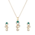 thumbnail image 1 of Fiudx Conjunto de Collar y Pendientes de Diamantes de Joyería de Moda para Mujer, 1 of 6