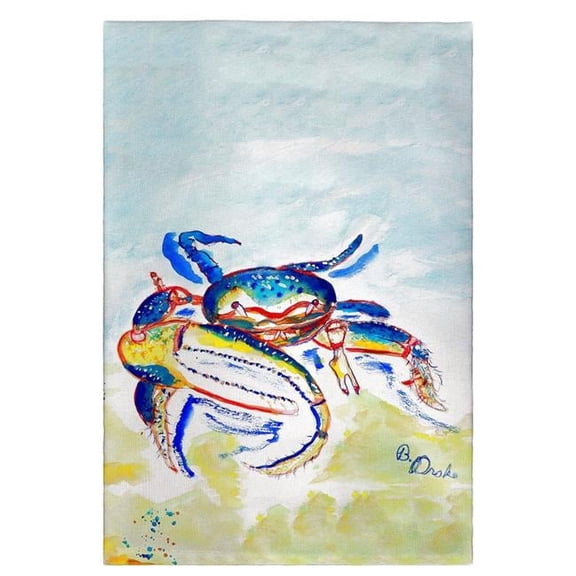 Betsy Drake GT1013 Colorful Fiddler Crab Guest Towel