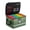 Green-1 Layer, variant on 2 Layer File Box With Lock Portable Document Organizer Handle Fireproof For Home Office Legal Storage